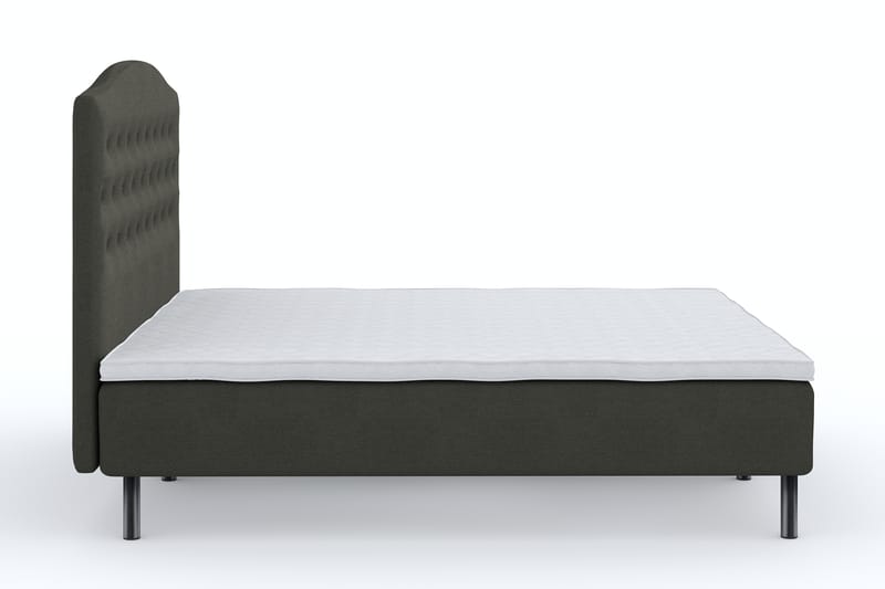 Wega Sängpaket Ramsäng 180x200 cm - Mörkgrå - Komplett sängpaket - Ramsäng