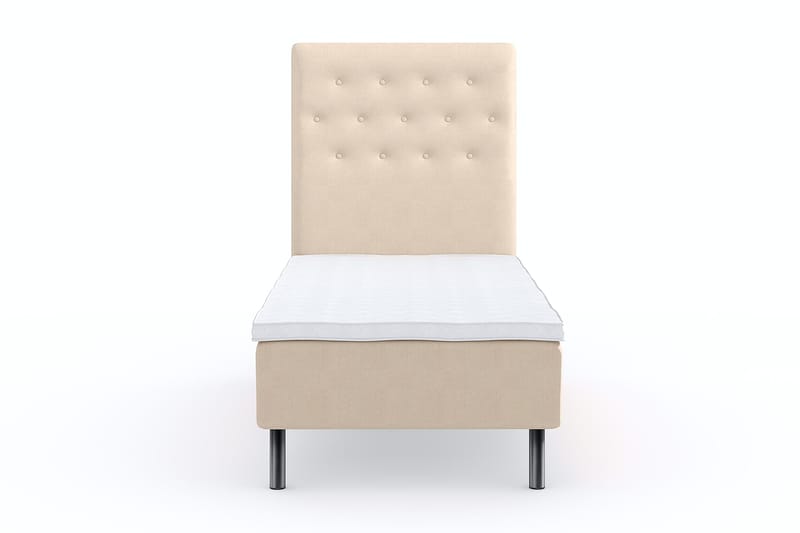 Wega Sängpaket Ramsäng 80x200 cm - Beige - Komplett sängpaket - Ramsäng