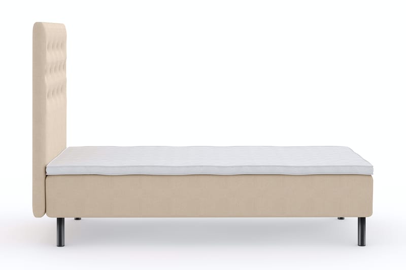 Wega Sängpaket Ramsäng 90x200 cm - Beige - Komplett sängpaket - Ramsäng