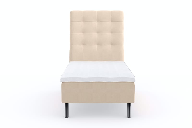 Wega Sängpaket Ramsäng 90x200 cm - Beige - Komplett sängpaket - Ramsäng