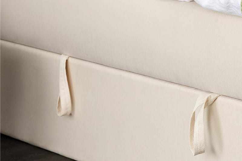 Boxy Box Bed 180x200 cm - Beige - Dubbelsäng med förvaring - Sängar med förvaring - Dubbelsäng