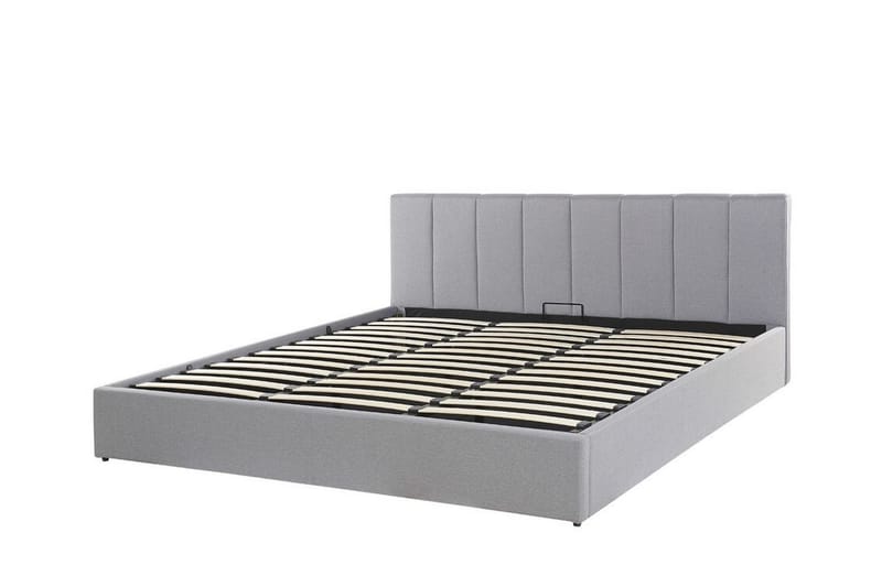 Dreuxa Förvaringssäng 180x200 cm - Ljusgrå - Sängar med förvaring - Dubbelsäng med förvaring