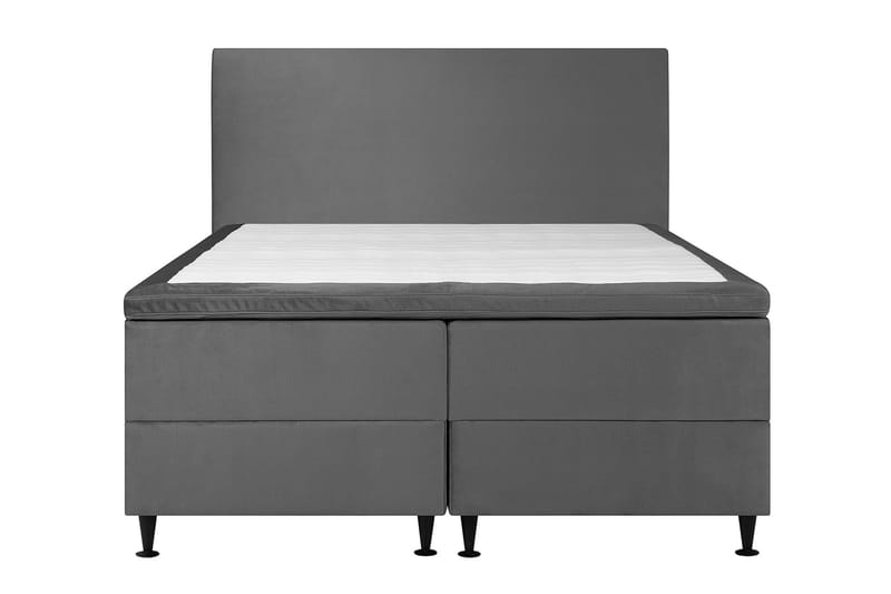 Happy Plus Sängpaket Förvaringssäng 160x200 cm  - Grå - Komplett sängpaket - Sängar med förvaring - Dubbelsäng - Familjesäng