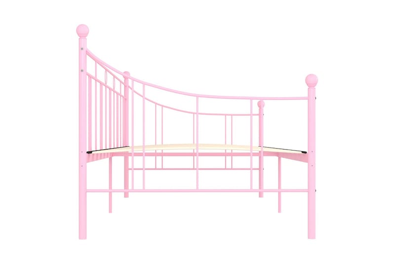 Ram till dagbädd rosa metall 90x200 cm - Rosa - Sängram & sängstomme