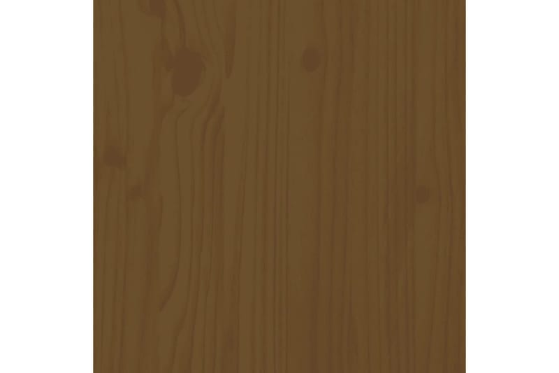 Sängram honungsbrun massivt trä 150x200 cm - Honung - Sängram & sängstomme