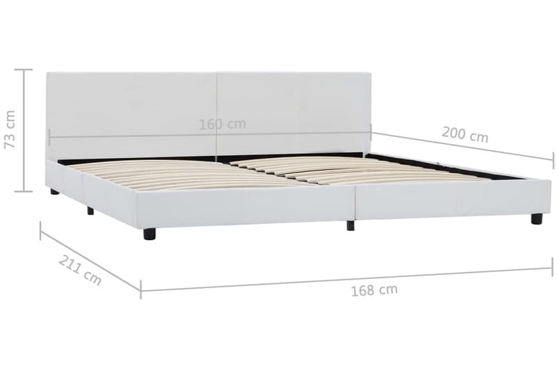 Sängram hydraulisk förvaring grå konstläder 90x200 cm - Grå - Möbler - Säng - Sängram & sängstomme