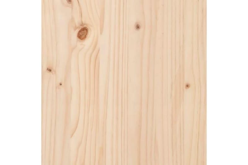 Sängram massivt trä 75x190 cm liten enkelsäng - Brun - Sängram & sängstomme