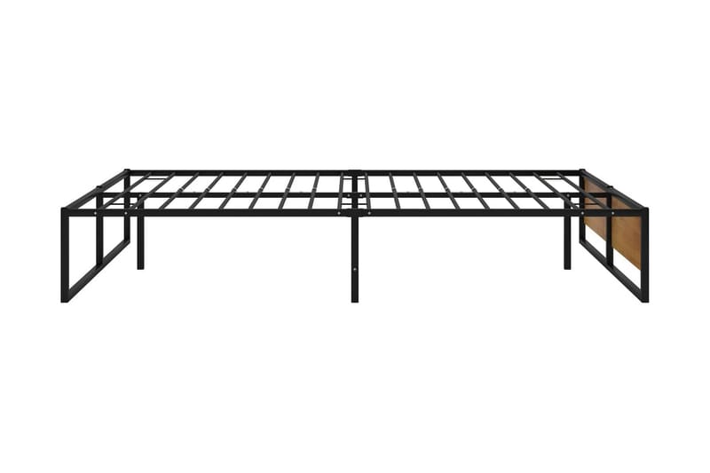 Sängram svart metall 120x200 cm - Svart - Möbler - Säng - Sängram & sängstomme