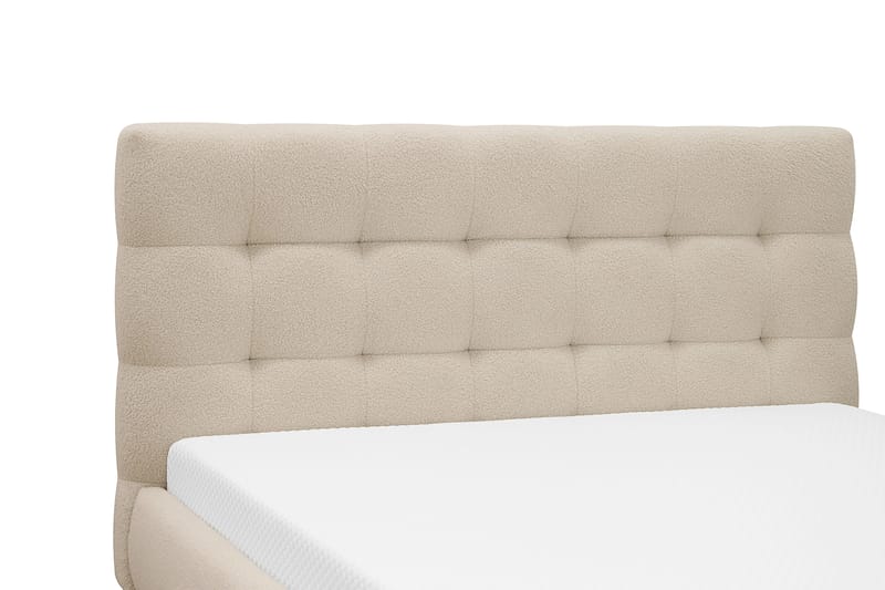 Teddy Komplett Sängpaket Sängram med Madrass 120x200 cm - Beige - Möbler - Säng - Komplett sängpaket