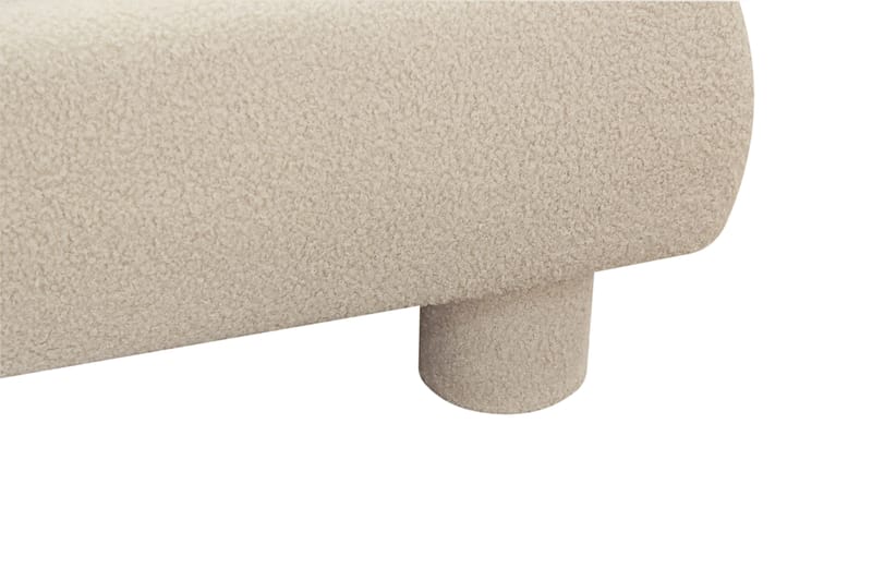 Teddy Komplett Sängpaket Sängram med Madrass 120x200 cm - Beige - Möbler - Säng - Komplett sängpaket