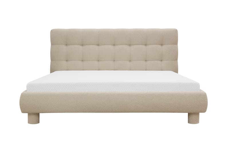 Teddy Komplett Sängpaket Sängram med Madrass 180x200 cm - Beige - Möbler - Säng - Komplett sängpaket