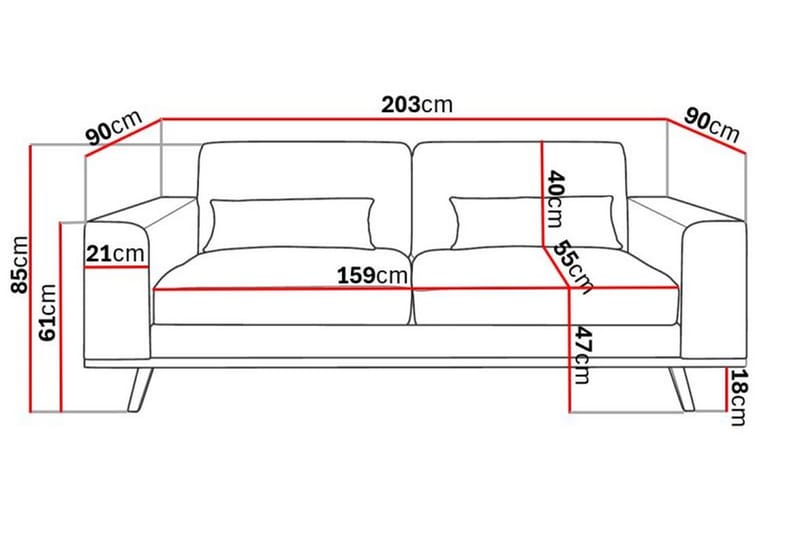 Copenhagen 2-sits Soffa - Beige - Möbler - Soffa - 2 sits soffa