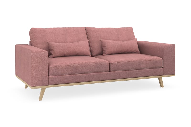 Copenhagen 2-sits Soffa - Rosa - 2 sits soffa