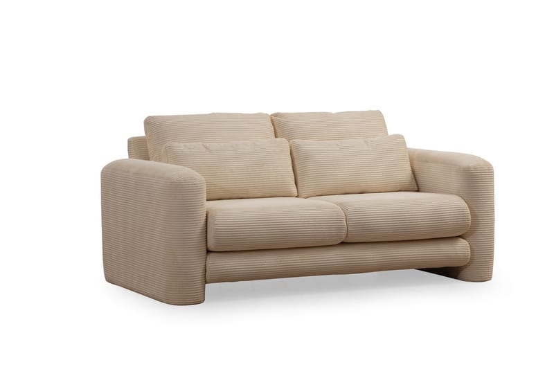 Makhan Soffa 2-sits - Beige - 2 sits soffa