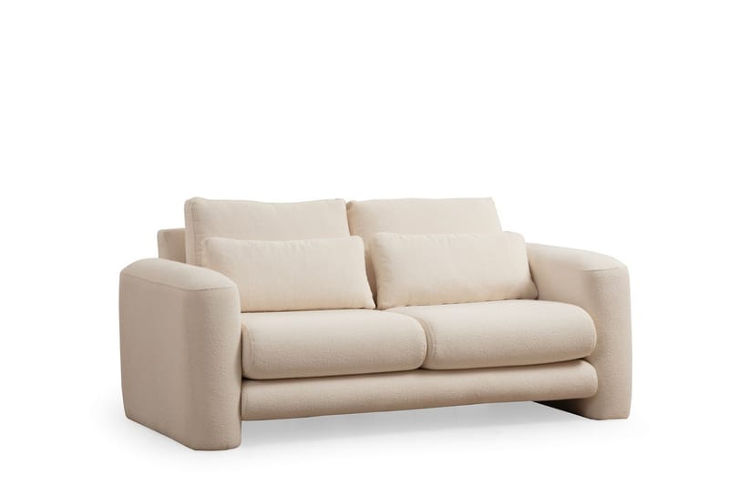 Makhan Soffa 2-sits - Ljusbeige - 2 sits soffa