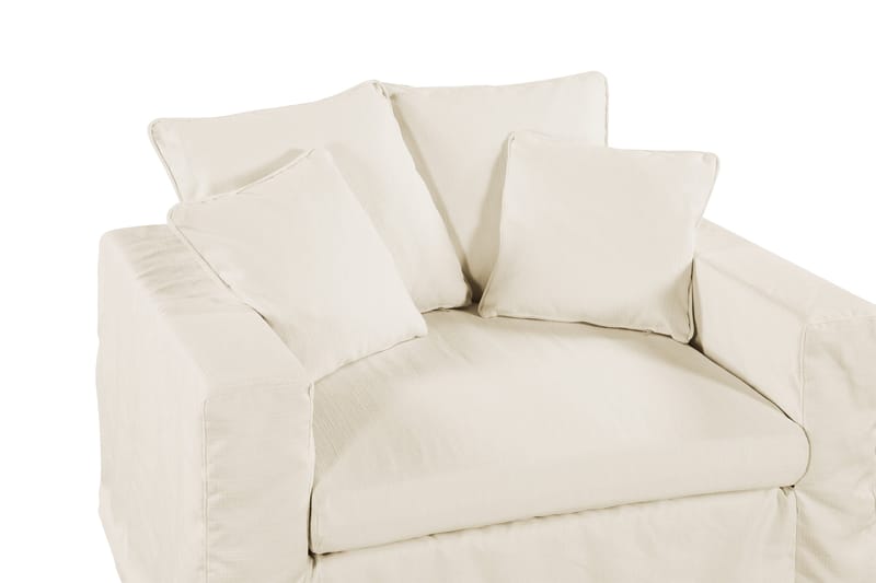 Monte Carlo Lyx 2-sits Soffa - Vit - 2 sits soffa