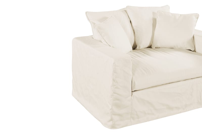 Monte Carlo Lyx 2-sits Soffa - Vit - 2 sits soffa