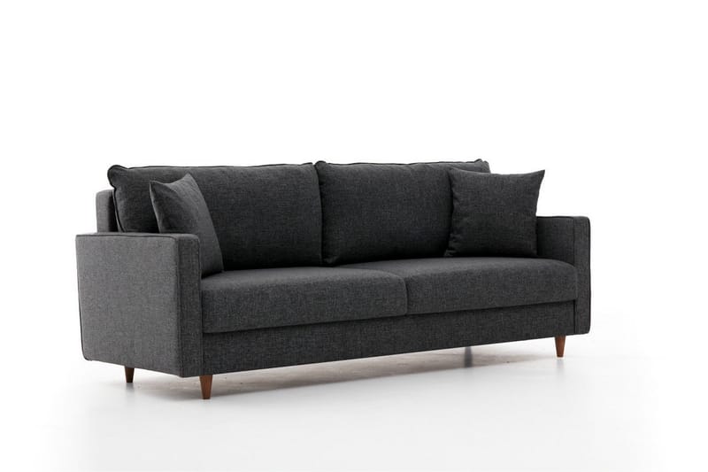 Braneles Soffa 3-sits - Antracit - 3 sits soffa