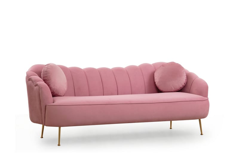 Caraquet Soffa 3-sits - Rosa - Möbler - Soffa - 3 sits soffa