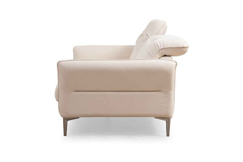 Chandara Soffa 3-sits - Vit - 3 sits soffa