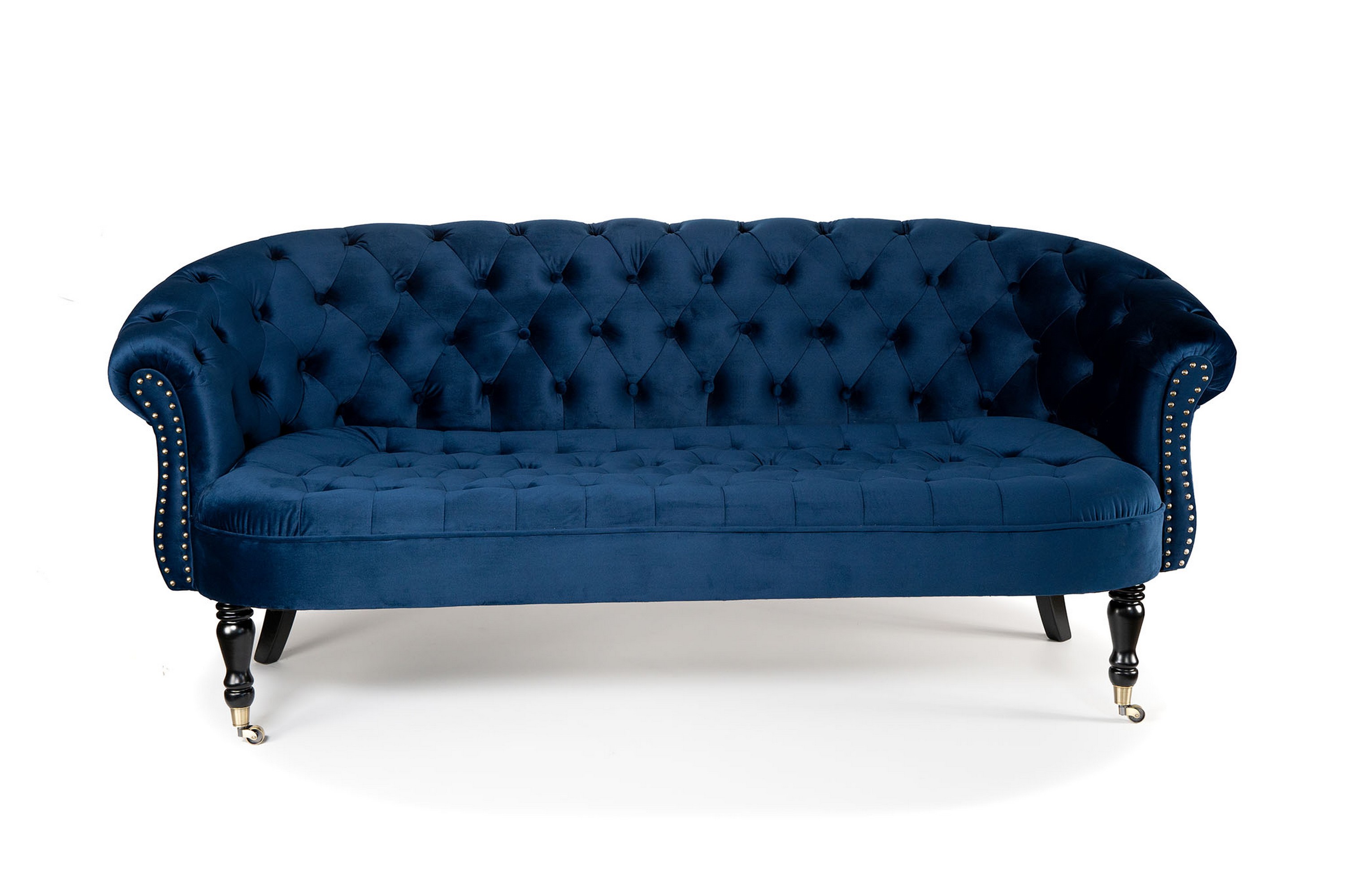 Chesterfield Ludovic Soffa 3-sits - Blå 3 sits soffa