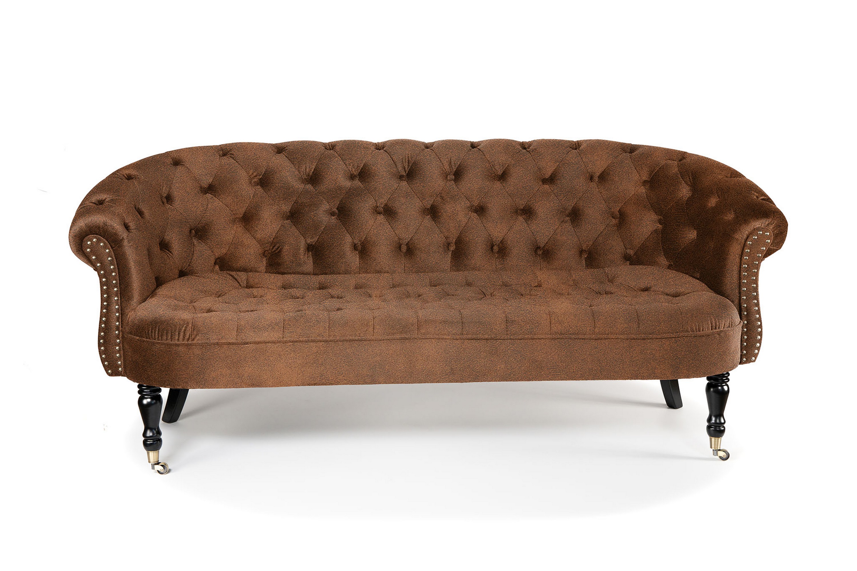 Chesterfield Ludovic Soffa 3-sits - Cognac 3 sits soffa Brun