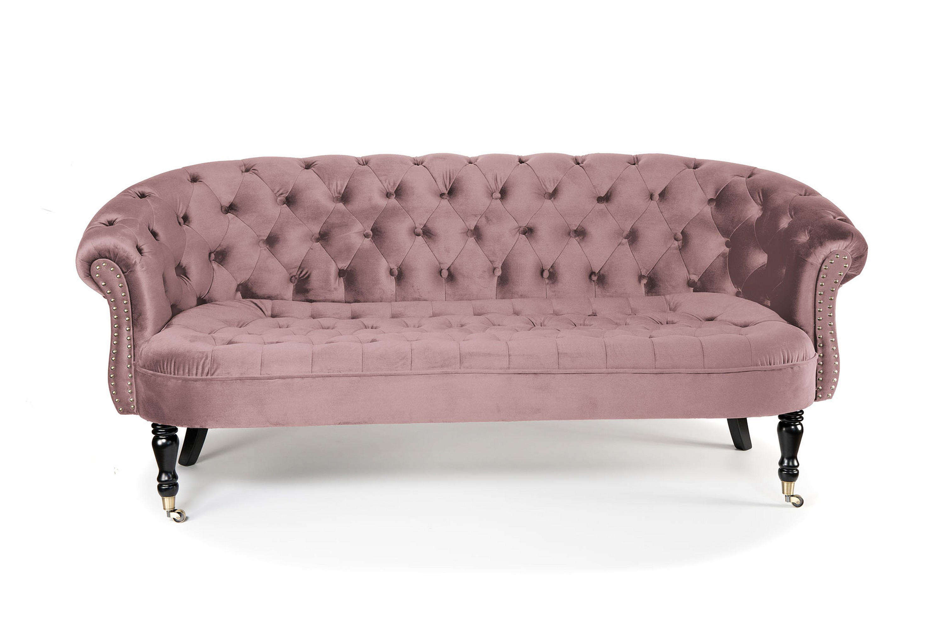 Chesterfield Ludovic Soffa 3-sits - Rosa 3 sits soffa