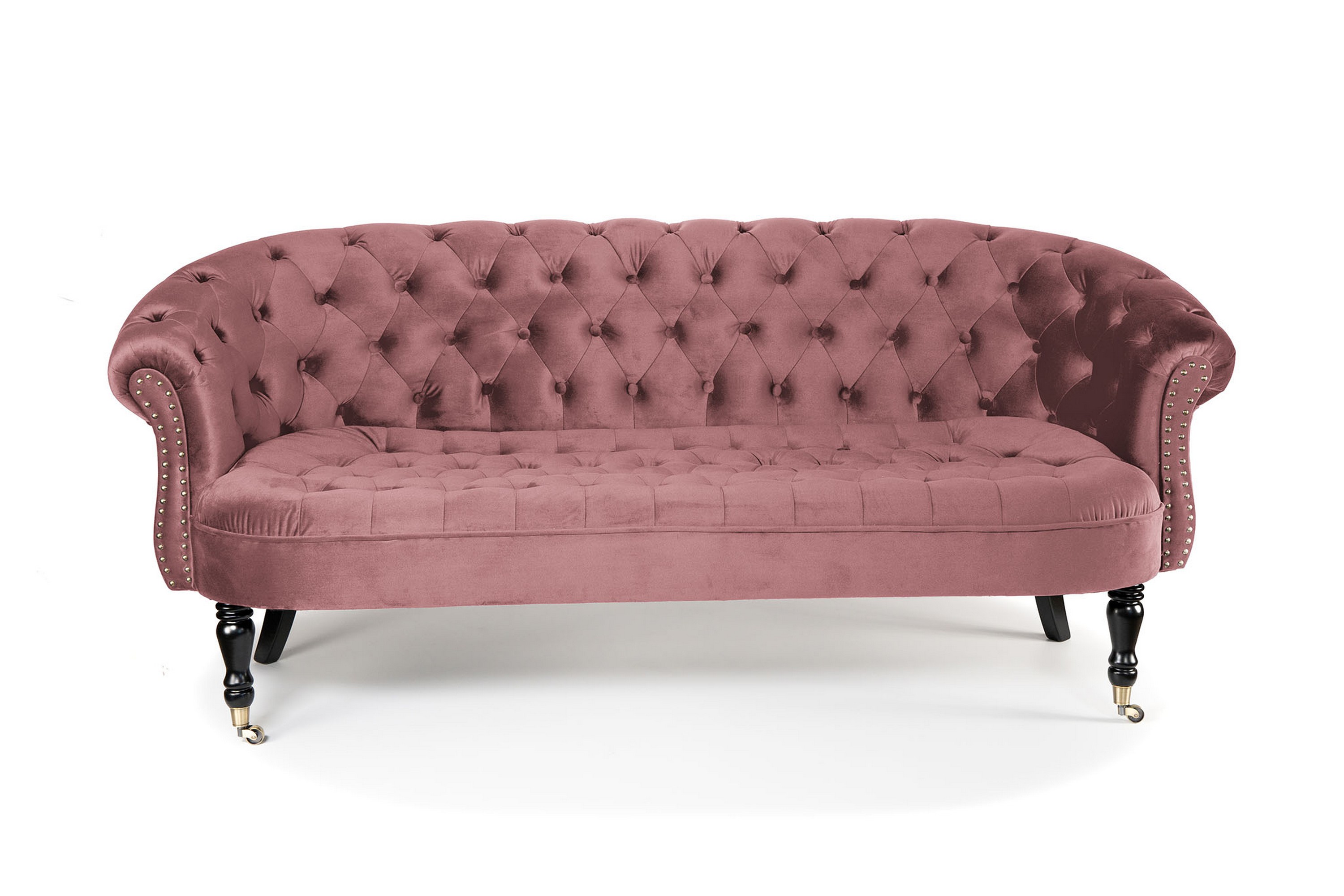 Chesterfield Ludovic Soffa 3-sits - Rosa 3 sits soffa