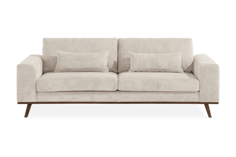 Copenhagen 3 sits Manchester Soffa 223 cm - Beige / Ljus - Möbler - Soffa - 3 sits soffa