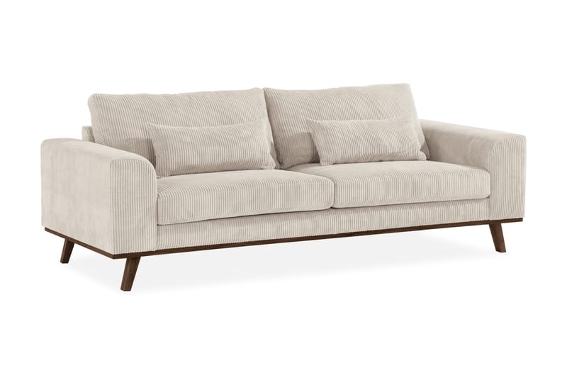 Copenhagen 3 sits Manchester Soffa 223 cm - Beige / Ljus - Möbler - Soffa - 3 sits soffa