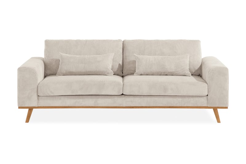 Copenhagen 3 sits Manchester Soffa 223 cm Bred - Beige / Ljus - Möbler - Soffa - 3 sits soffa