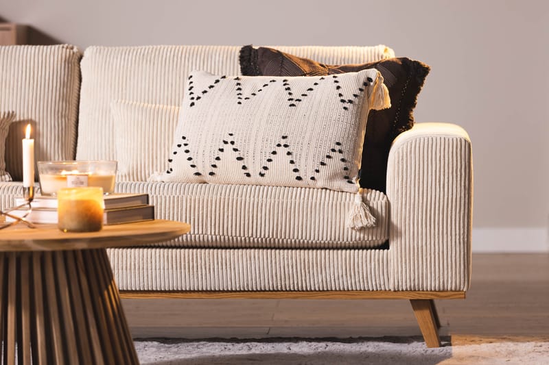 Copenhagen 3 sits Manchester Soffa 223 cm Bred - Beige / Ljus - Möbler - Soffa - 3 sits soffa