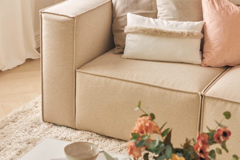 Cubo Djup Soffa 3 sits 296 cm Bred - Beige - Möbler - Soffa - 3 sits soffa