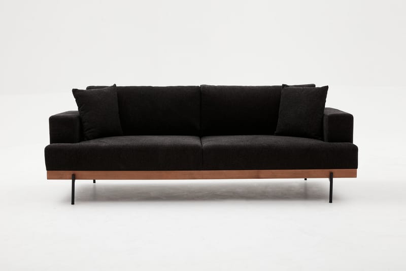 Dalim Soffa 3-sits - Antracit - 3 sits soffa