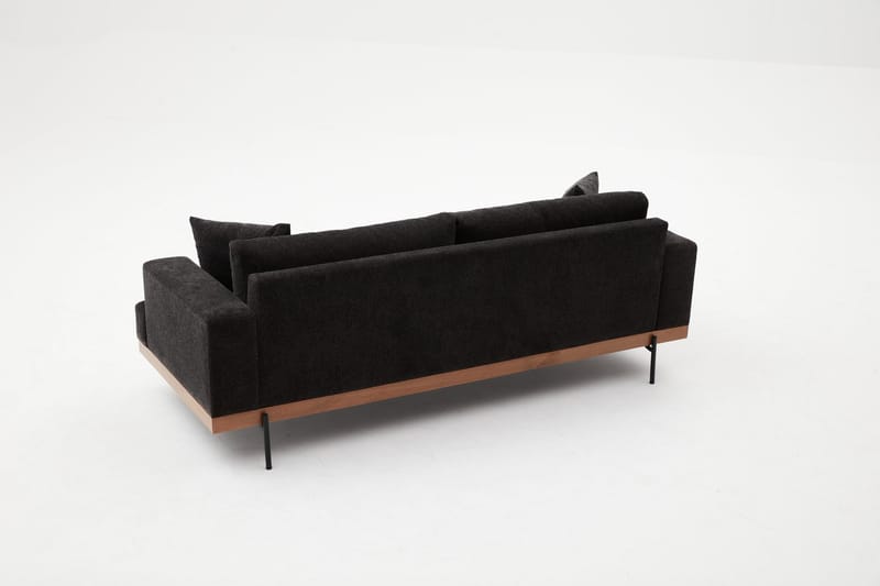 Dalim Soffa 3-sits - Antracit - 3 sits soffa