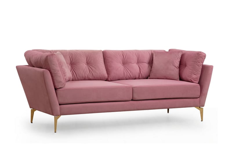 Dorval Soffa 3-sits - Rosa - Möbler - Soffa - 3 sits soffa