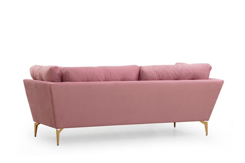 Dorval Soffa 3-sits - Rosa - 3 sits soffa