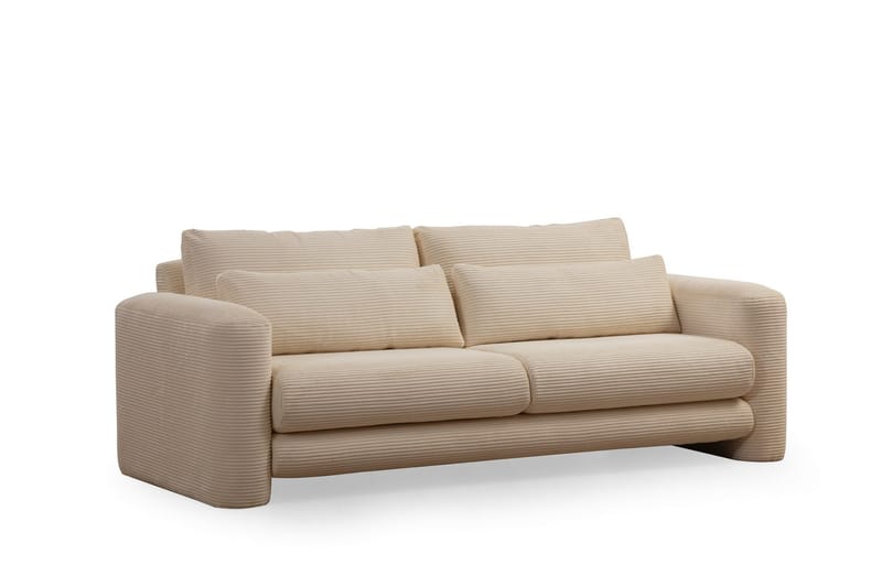 Makhan Soffa 3-sits - Beige - Möbler - Soffa - 3 sits soffa