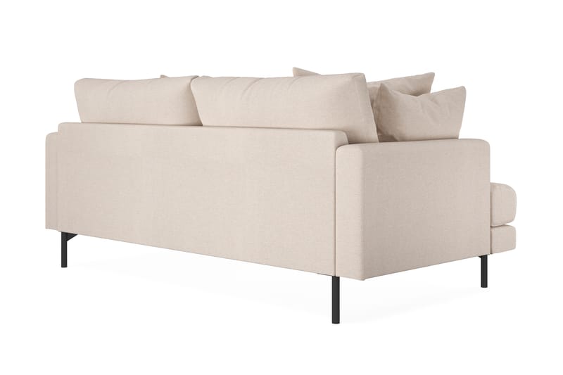 Menard Djup 3 sits Soffa 205 cm Bred - Ljus Beige / Natur - Möbler - Soffa - 3 sits soffa