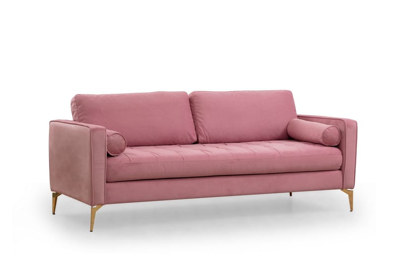 Mirrilnesh Soffa 3-sits - Rosa - Möbler - Soffa - 3 sits soffa