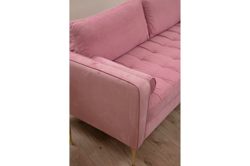 Mirrilnesh Soffa 3-sits - Rosa - 3 sits soffa