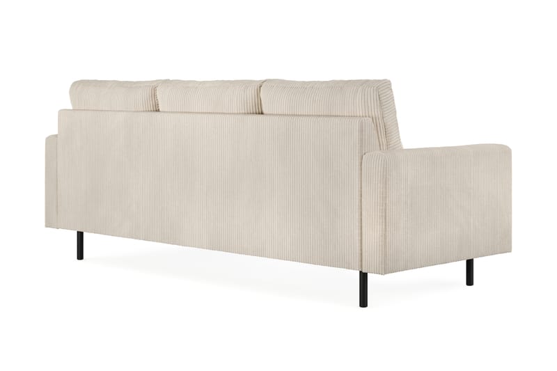 Peppe 3 sits Manchester Soffa 200 cm Bred - Beige - Möbler - Soffa - 3 sits soffa