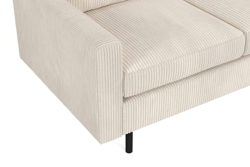 Peppe 3 sits Manchester Soffa 200 cm Bred - Beige - Möbler - Soffa - 3 sits soffa