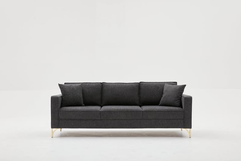 Retzow Soffa 3-sits - Antracit - 3 sits soffa