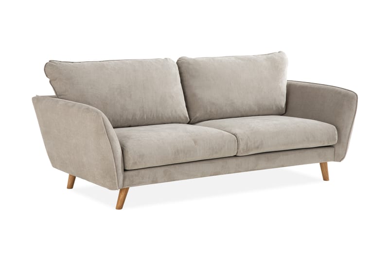 Trend Lyx 3 sits Modern Soffa 224 cm Bred - Beige - Möbler - Soffa - 3 sits soffa