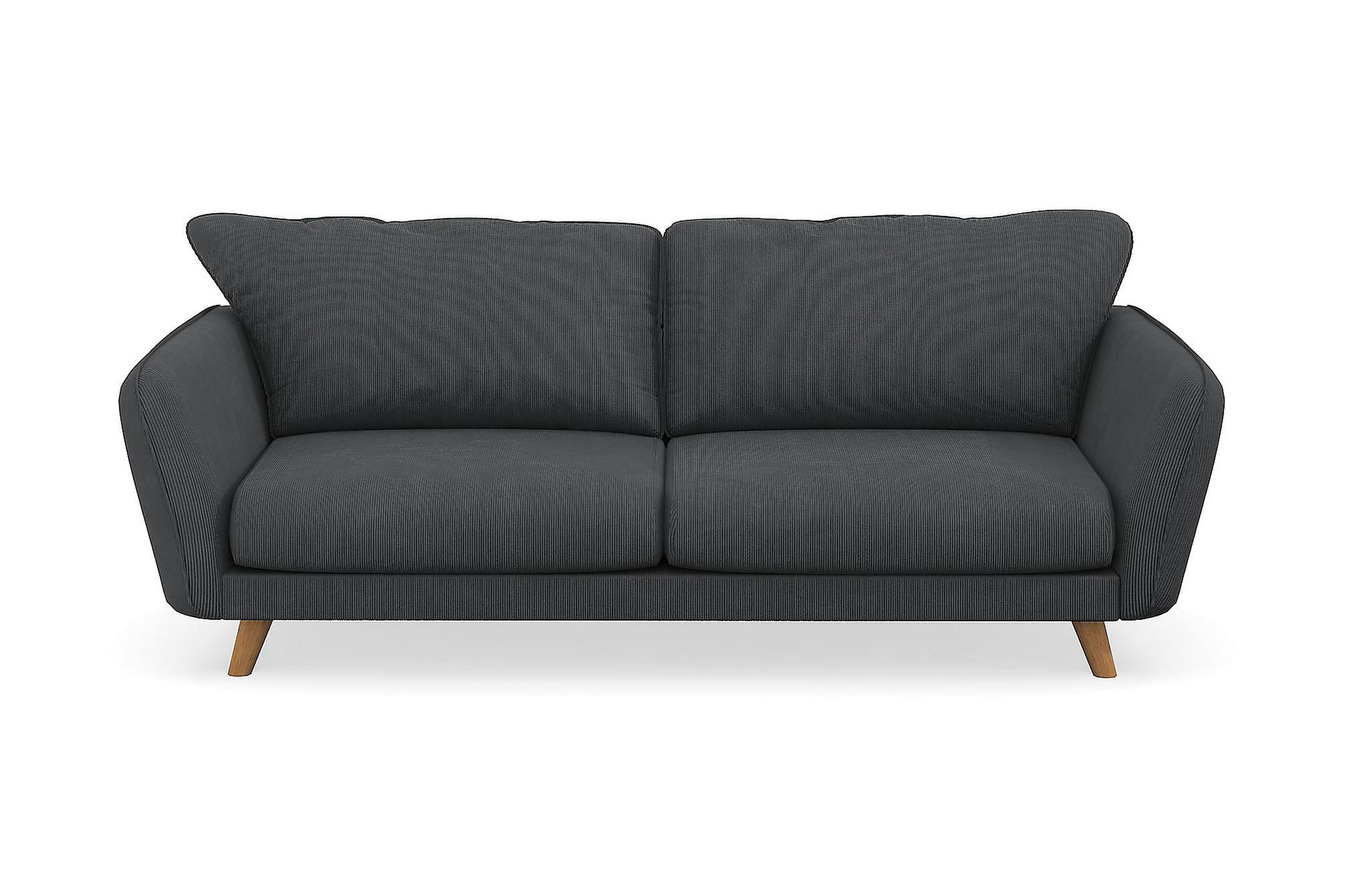 Trend Lyx 3-sits Soffa - Mörkgrå Manchester 3 sits soffa Grå