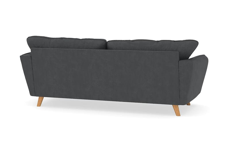 Trend Lyx 3-sits Soffa - Mörkgrå Manchester - 3 sits soffa