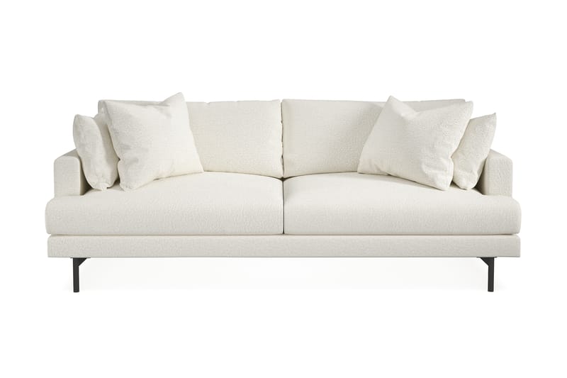 Menard Djup 4-sits Soffa 225 cm bred - Beige / Vit - Möbler - Soffa - 4 sits soffa