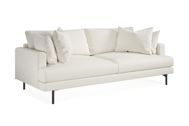 Menard Djup 4-sits Soffa 225 cm bred - Beige / Vit - Möbler - Soffa - 4 sits soffa