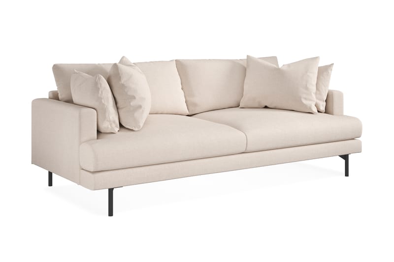 Menard Djup 4-sits Soffa 225 cm bred - Ljus Beige / Natur - Möbler - Soffa - 4 sits soffa